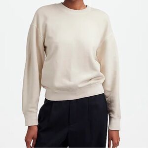 MADEWELL The McCarren Midweight Crewneck Sweatshirt 100% Cotton Women XXS